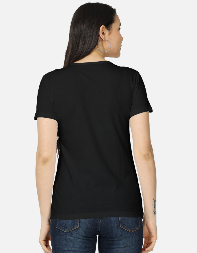 Back view of the black Divine Swag Ganesha t-shirt.