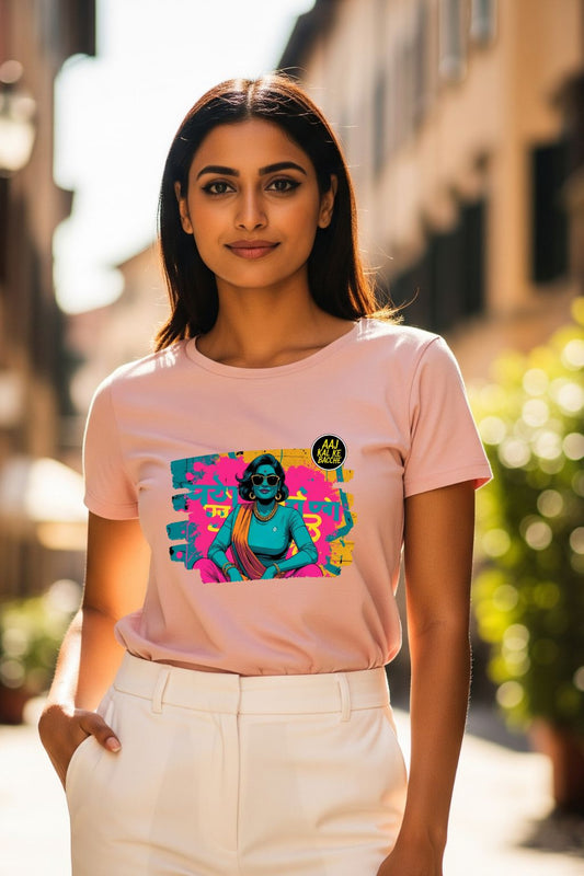 Swag Wali Mom T-shirt for Women | Fun Indian Mom Logic