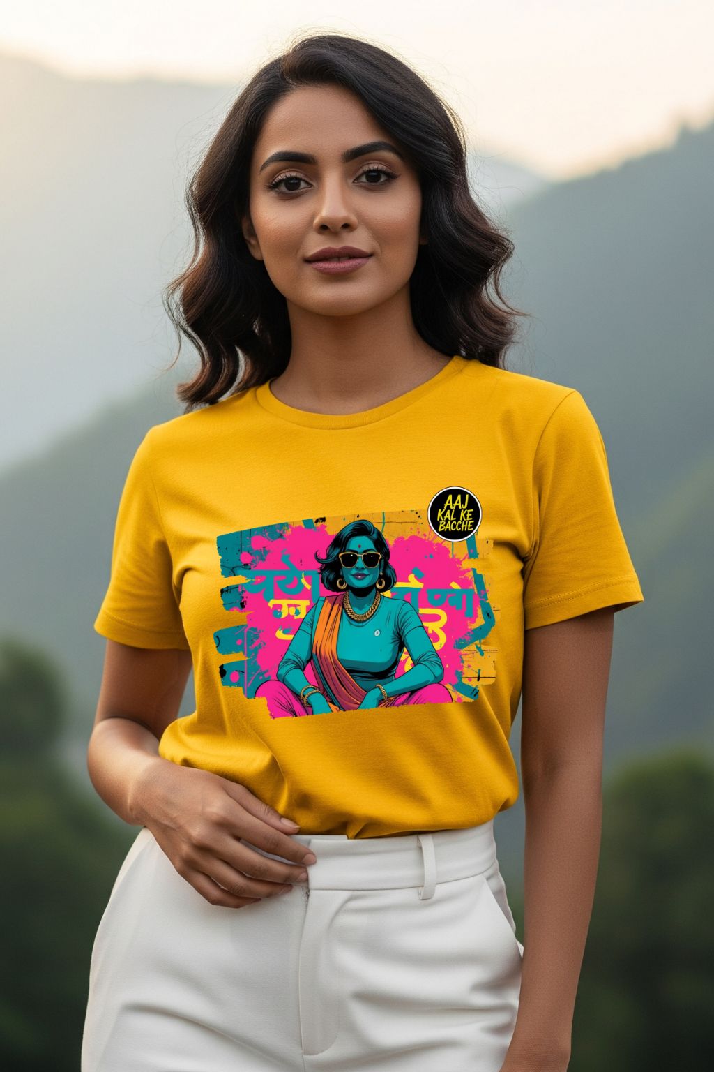 Swag Wali Mom T-shirt for Women | Fun Indian Mom Logic