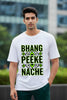 Bhang Peeke Nache Holi Oversized T-shirt