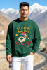 Cool Santa Sleigh All Oversized Sweatshirt