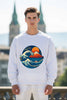 Japan Wave Mount Fuji Oversized Sweatshirt