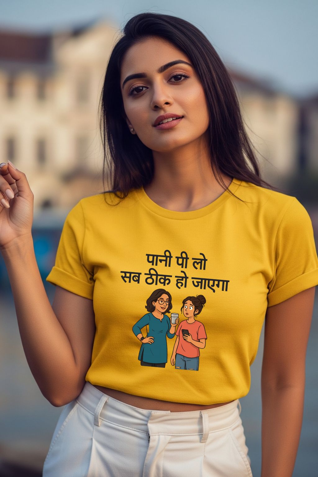 Pani Pi Lo, Sab Theek Ho Jayega Women’s T-shirt