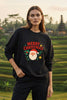 Santa Merry Christmas Oversized Sweatshirt