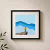 Chase The Unmarked Road — Framed Poster