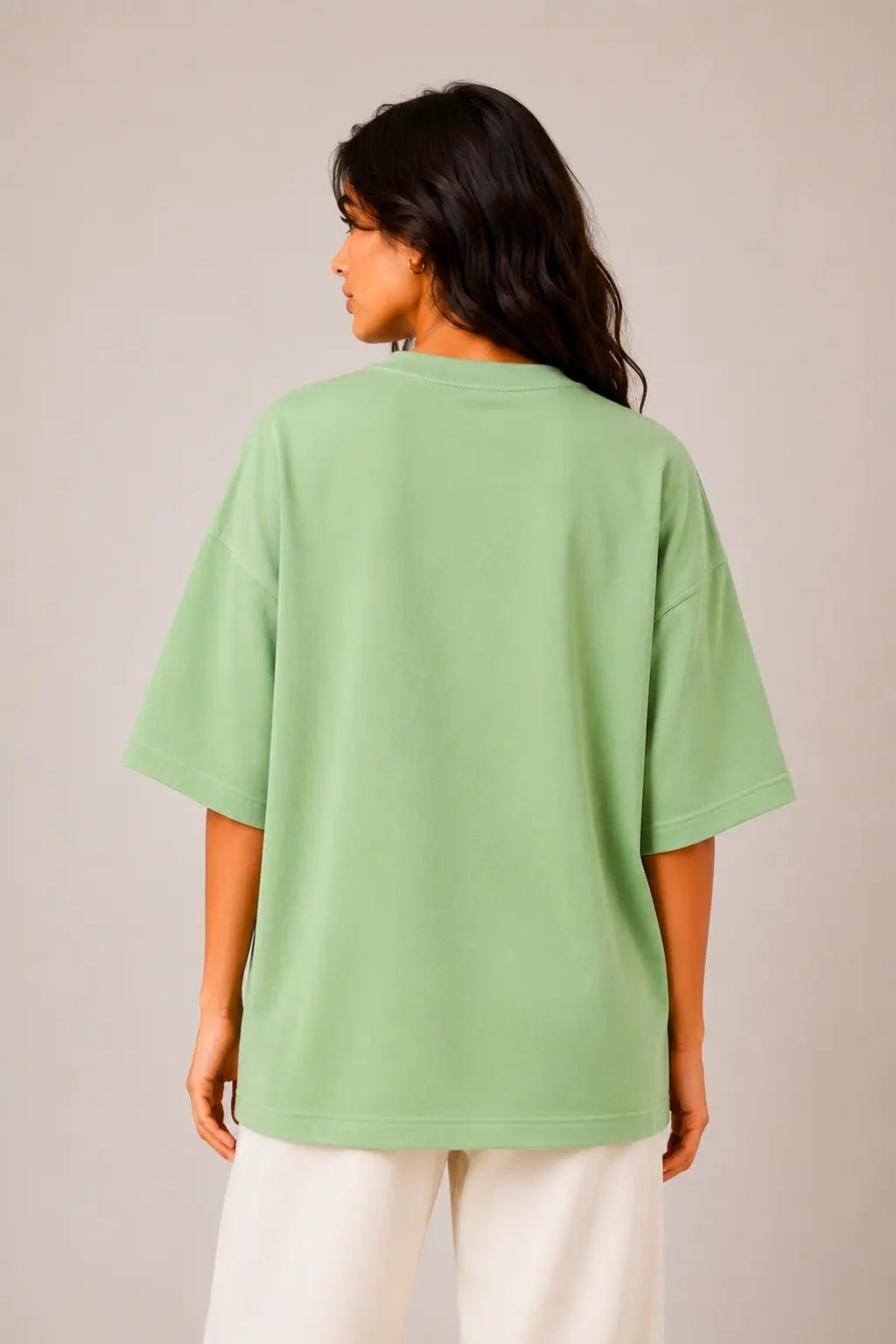 Four Pillars — Hyderabad Pride Oversized Tee Back View