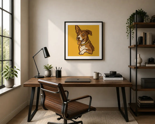 Galli Ka Raja — Desi Street Dog Wall Art Poster | JUNOSHI
