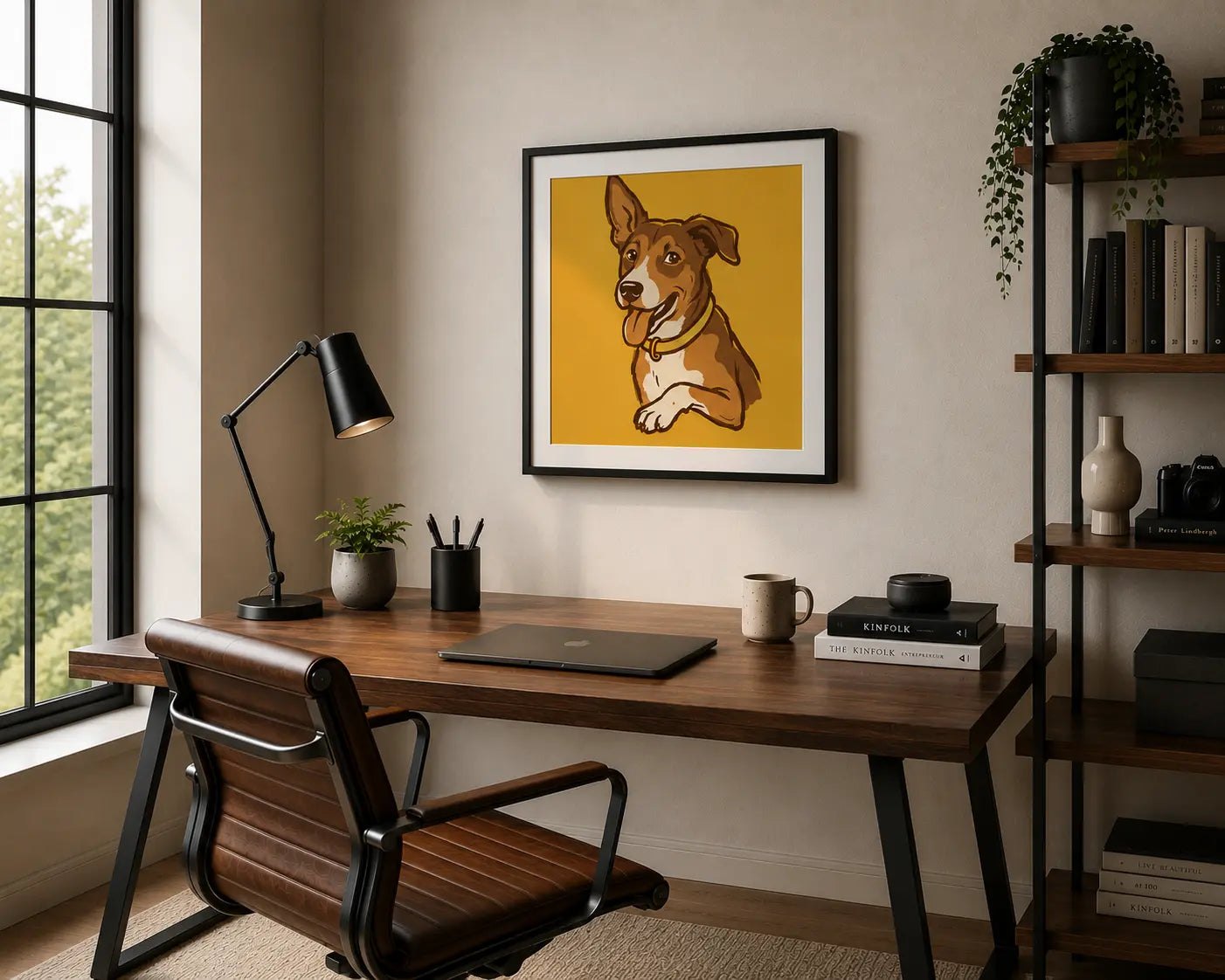 Galli Ka Raja — Street Dog Pride Poster for Desk Decor | JUNOSHI