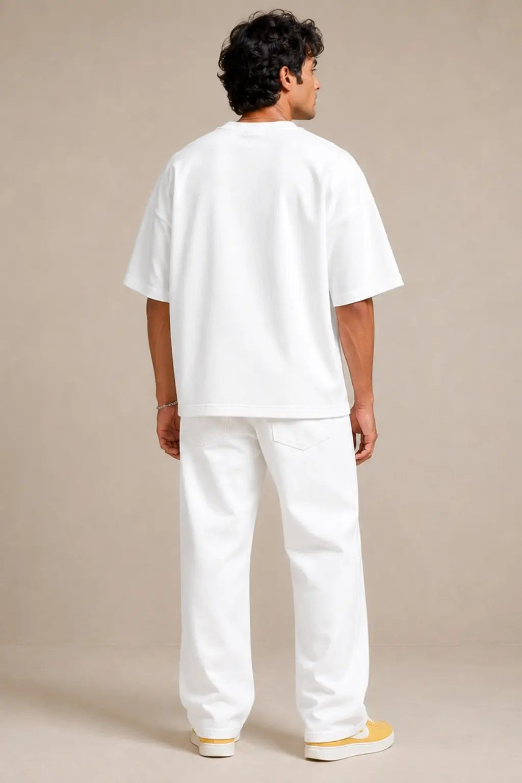 Ganesha Aashirwad Oversized T-Shirt — Back View | JUNOSHI