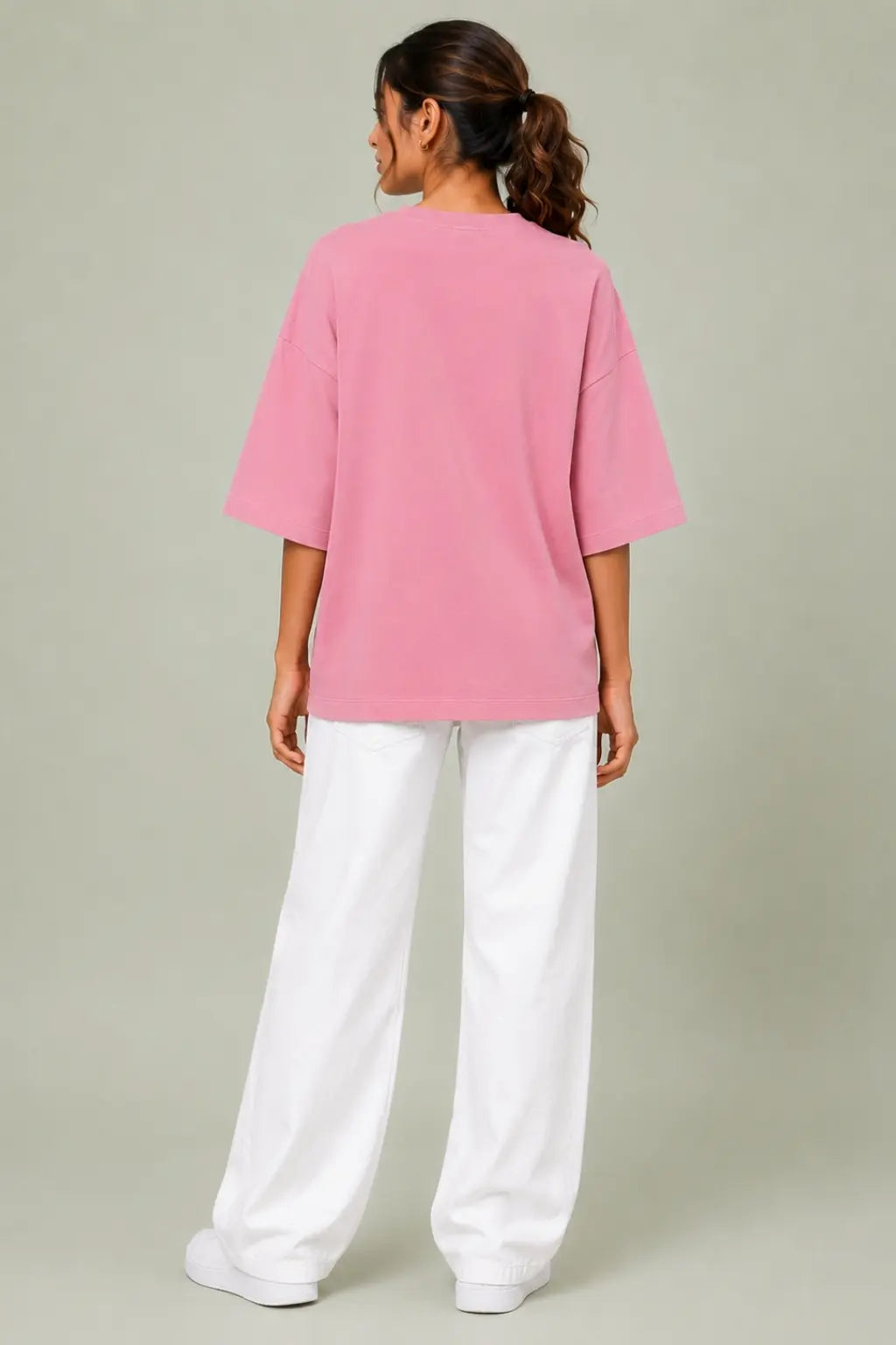 I Am The Anthem — Oversized Tee Back View for Women | JUNOSHI