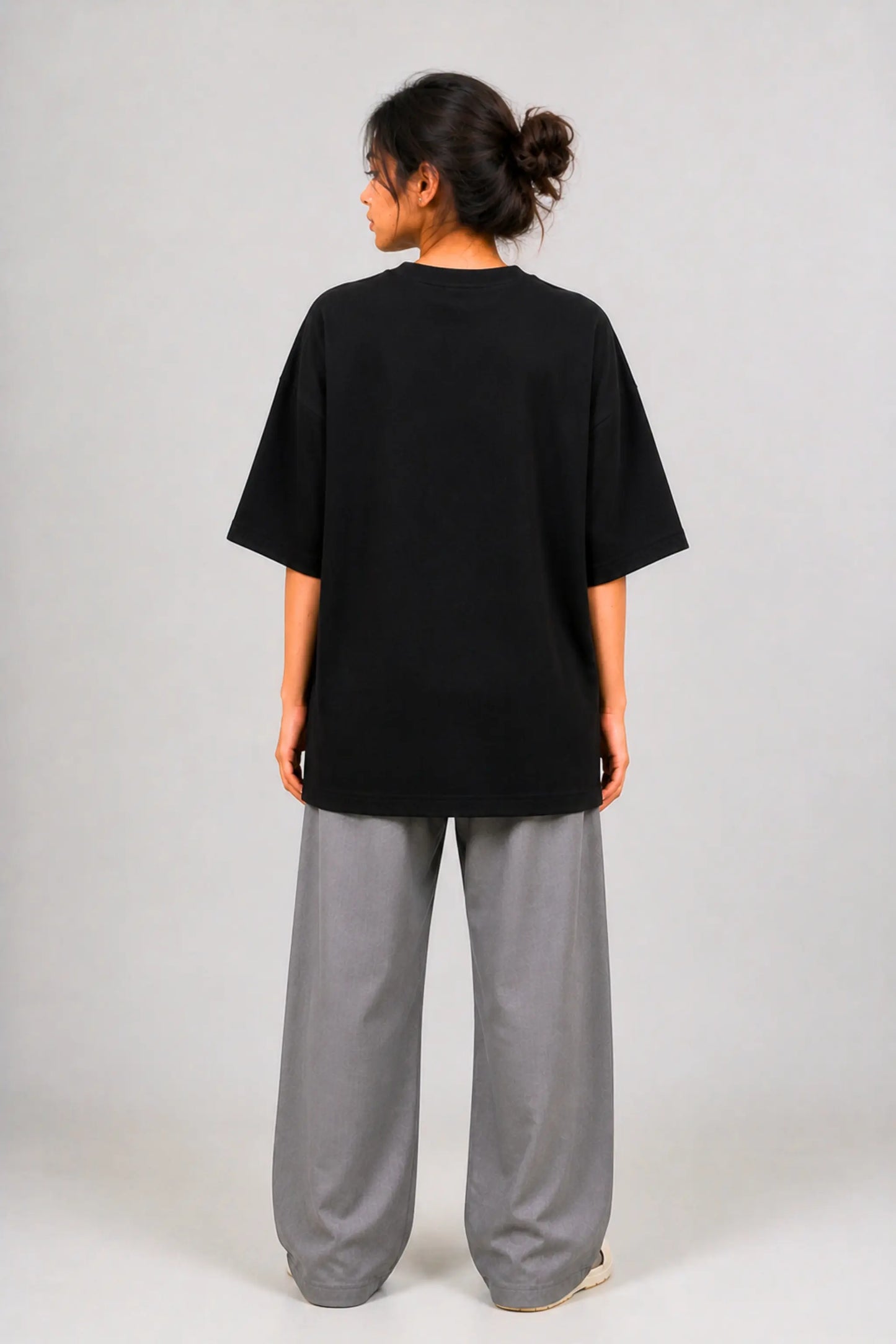 My Energy My Intake Policy Oversized Tee — Women's Back View Unisex Fit