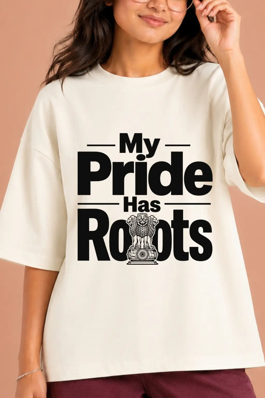 My Pride Has Roots — Ashoka Emblem Print Closeup