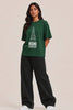 Rising — Qutub Minar Patriotic Oversized Tee for Women — Reel | JUNOSHI