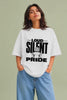 Loud Silent Pride — Buddha Graphic Oversized Tee Styling Reel for Women | JUNOSHI
