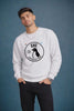 Che Argentina Oversized Sweatshirt — Front and Back View Reel — CHE circle badge with Magellanic penguin, sun, India and Argentina flags on front; LET'S GO ARGENTINA graphic with Buenos Aires Obelisk and penguin on back — white 400 GSM oversized fleece by JUNOSHI