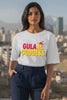 JUNOSHI Gulaal Goddess Oversized Tee Women — Holi Festival Streetwear, Confident City Girl Moment