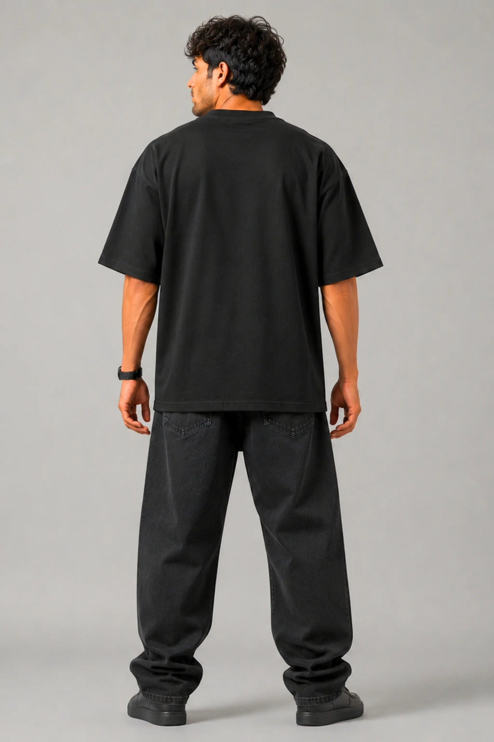 Still Here Still Asking — Equality Oversized Tee Back View | JUNOSHI